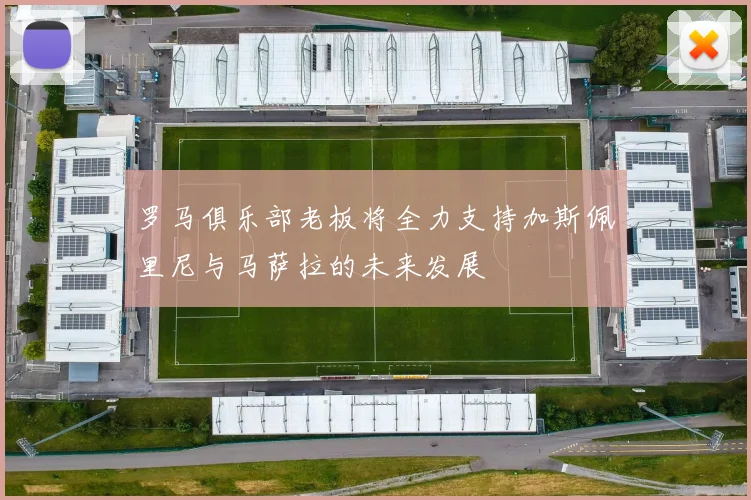 罗马俱乐部老板将全力支持加斯佩里尼与马萨拉的未来发展