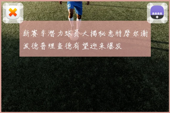 新赛季潜力球员大揭秘惠特摩尔谢泼德普理查德有望迎来爆发